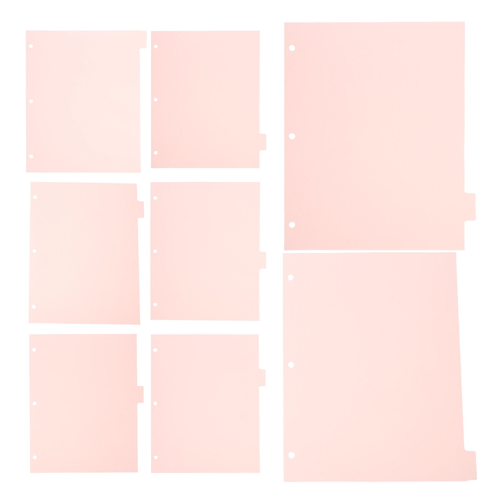 Tab Divider A4 - 8Sheets Strong Sturdy Binder Dividers with