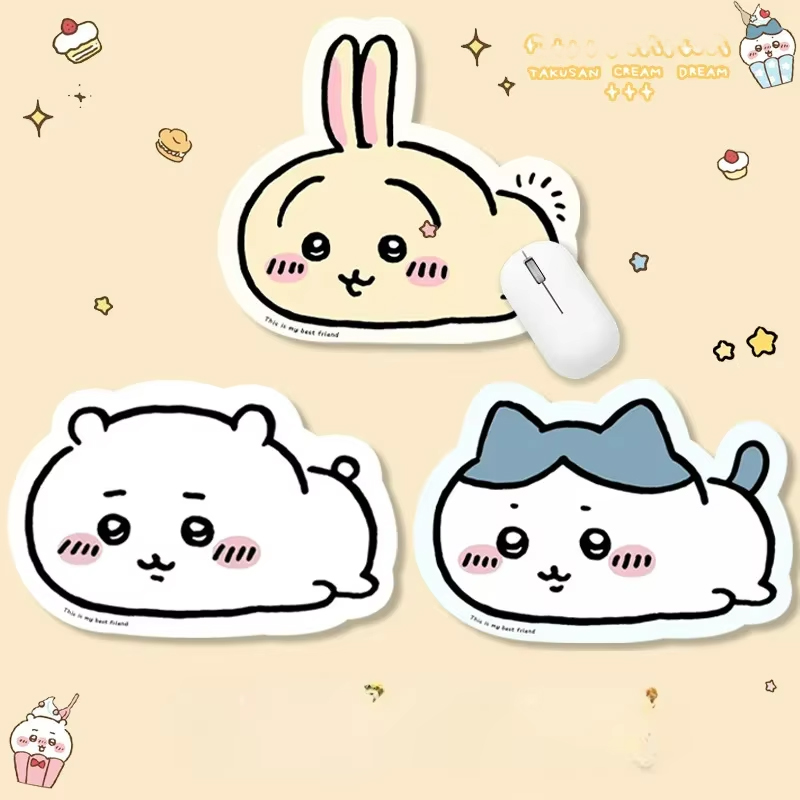 Chiikawa Cartoon Jiyi Usagi Ha - đánh giá và giá Leather Desk Pad