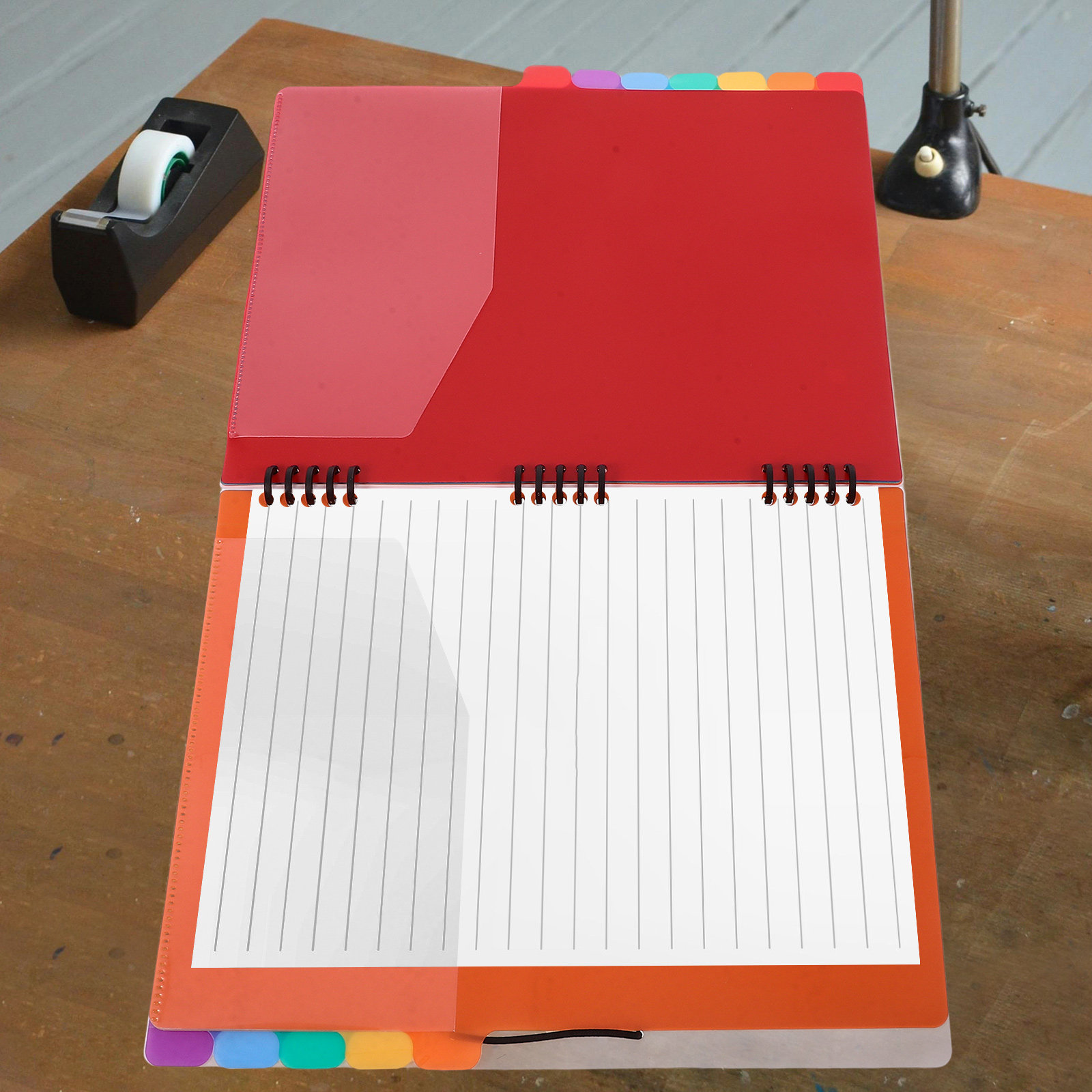 A4 Document Organizer Folder w - đánh giá và giá Tab Divider A4
