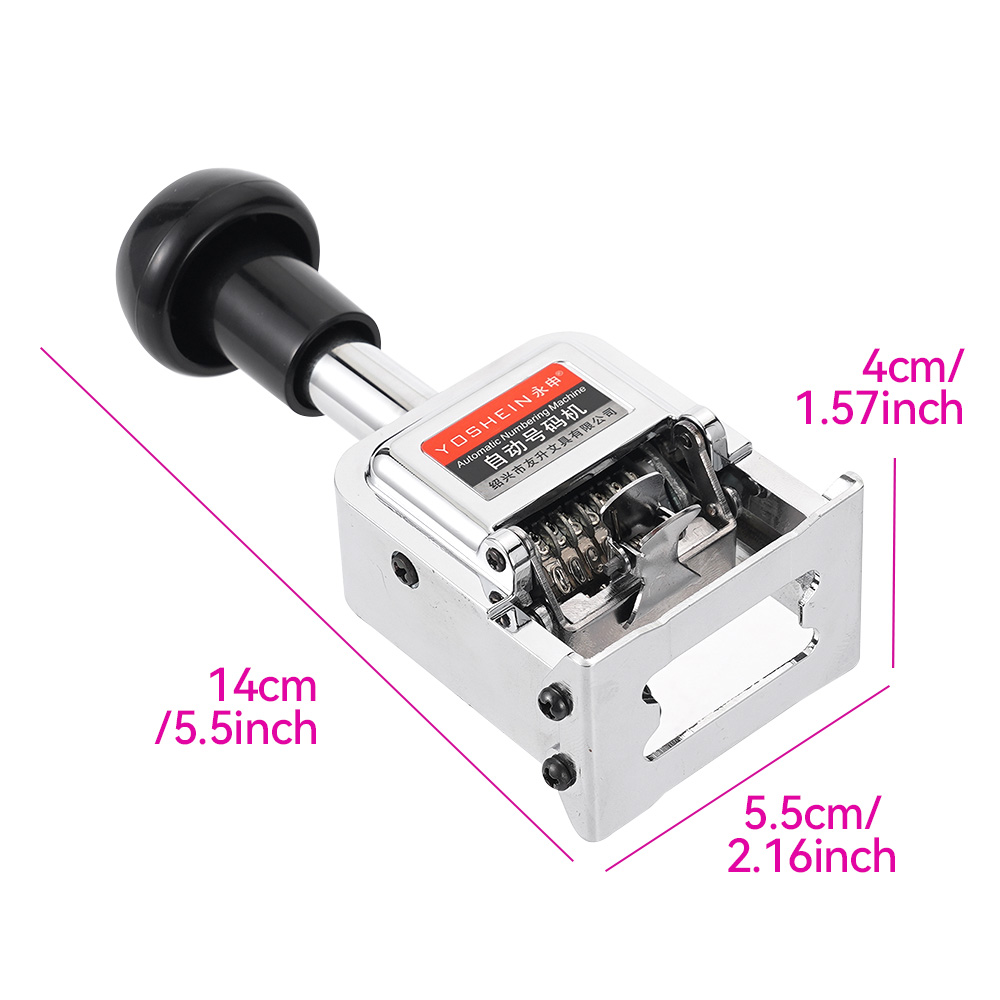 7 Digit Automatic Numbering Ma - đánh giá và giá Rubber Date Stamp
