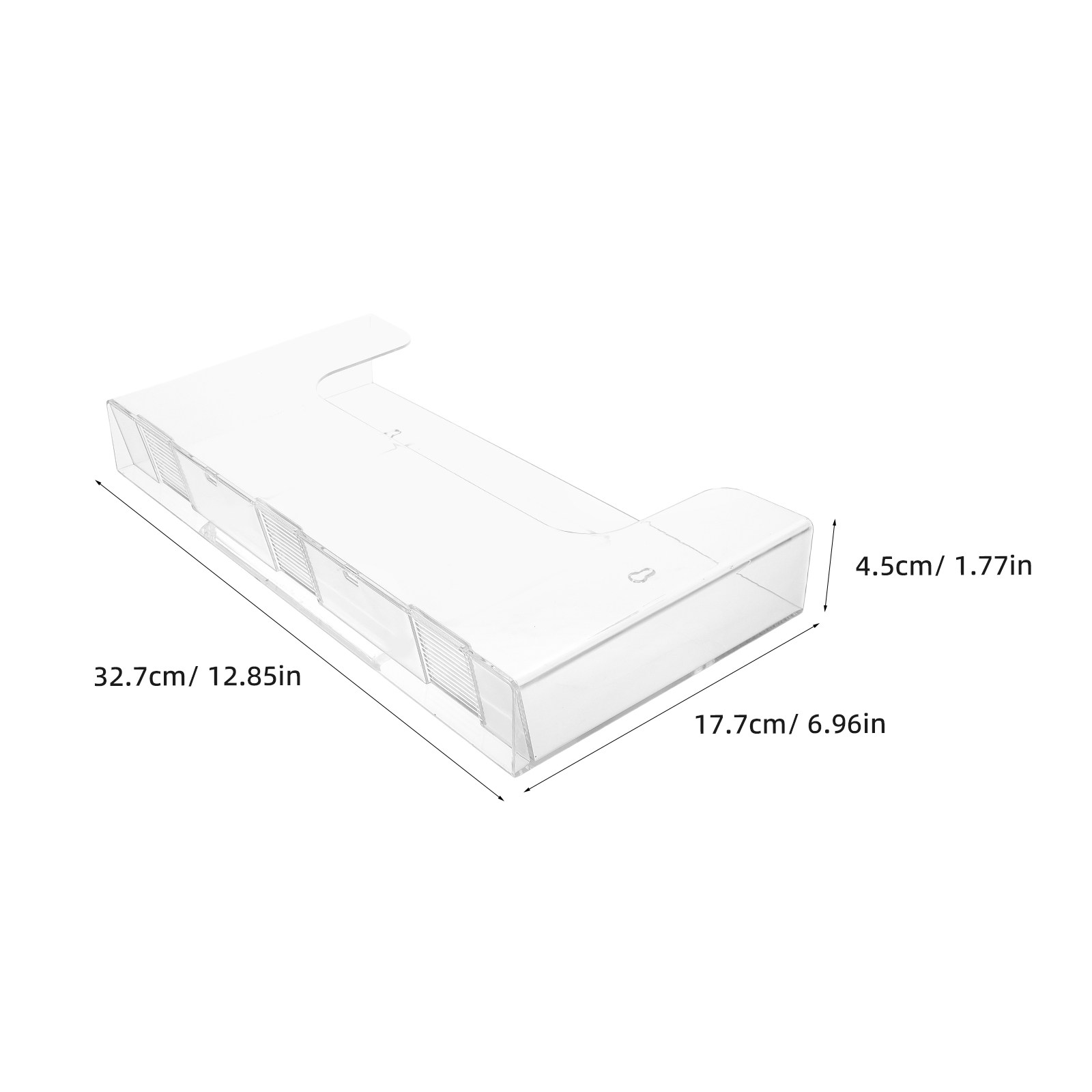2Pcs Acrylic Wall Mounted File - đánh giá và giá Magazine Holder Rack