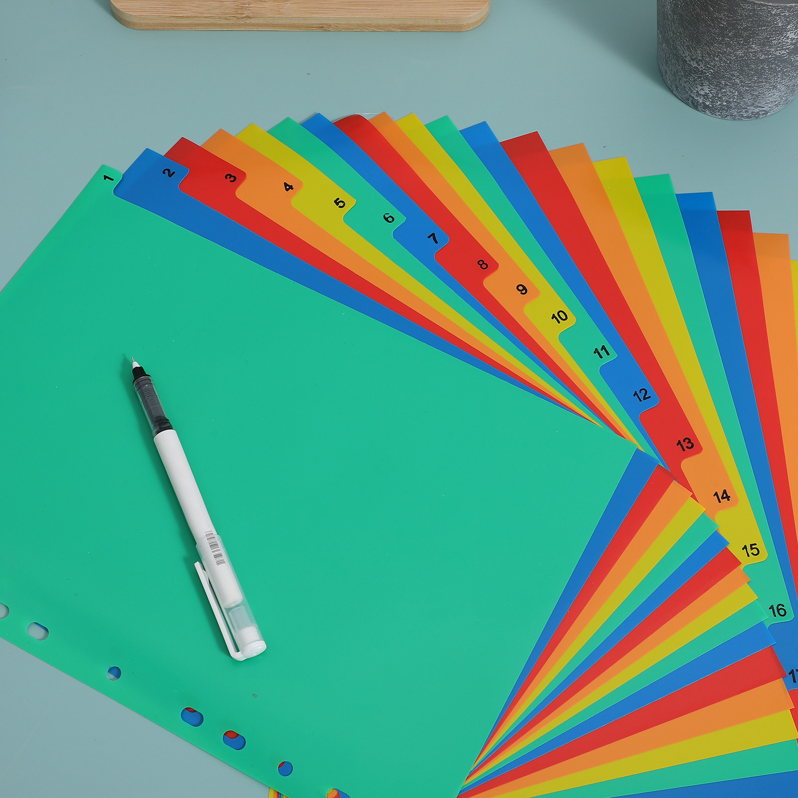 20 Pages A4 Colorful Plastic T - đánh giá và giá Tab Divider A4