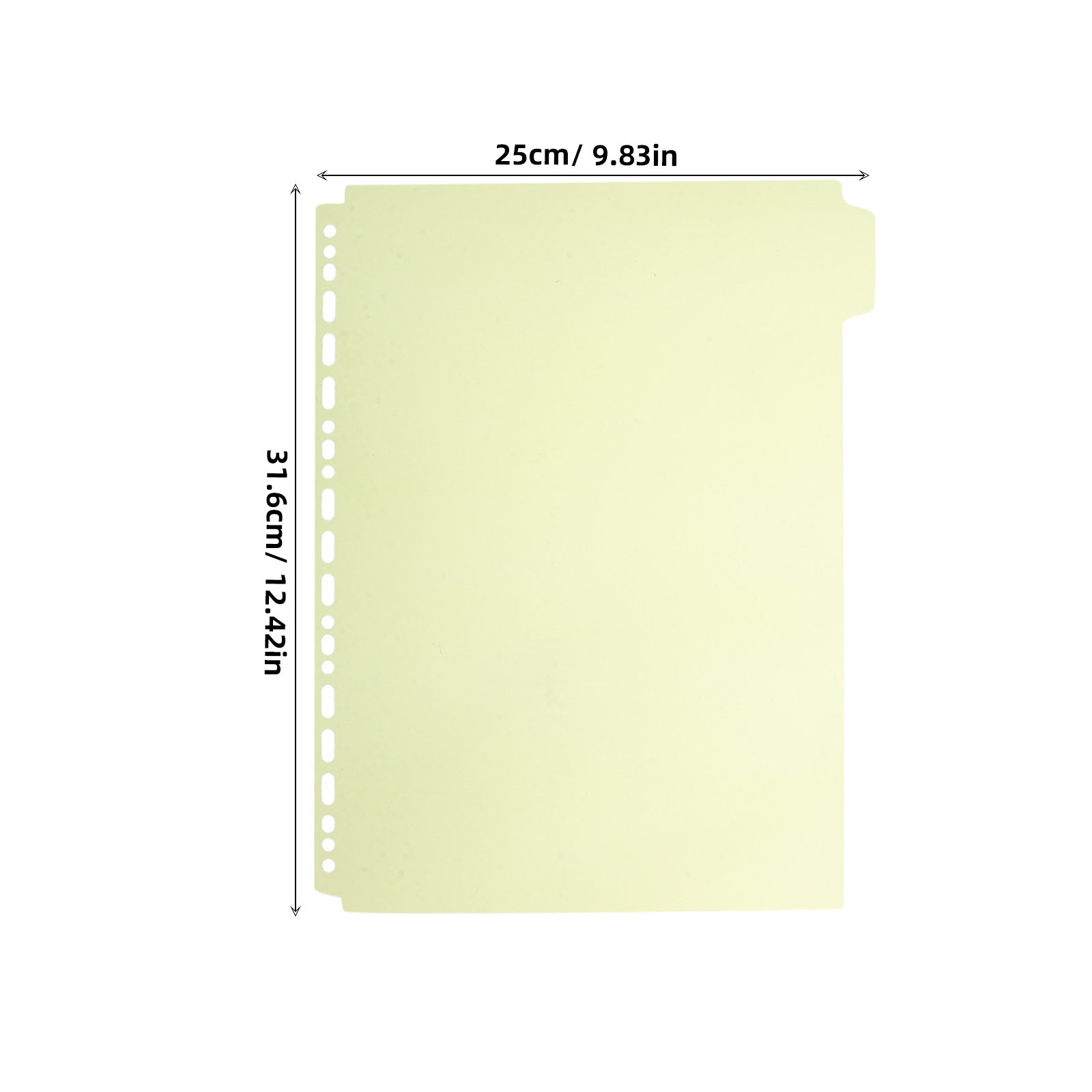 6Pcs File Binder Tabbed Divide - đánh giá và giá Tab Divider A4