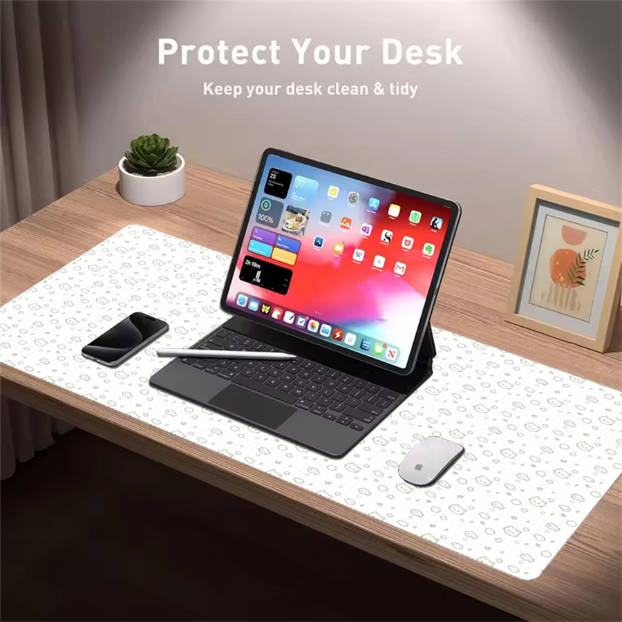 Cute Leather Desk Mat Tableclo - đánh giá và giá Leather Desk Pad