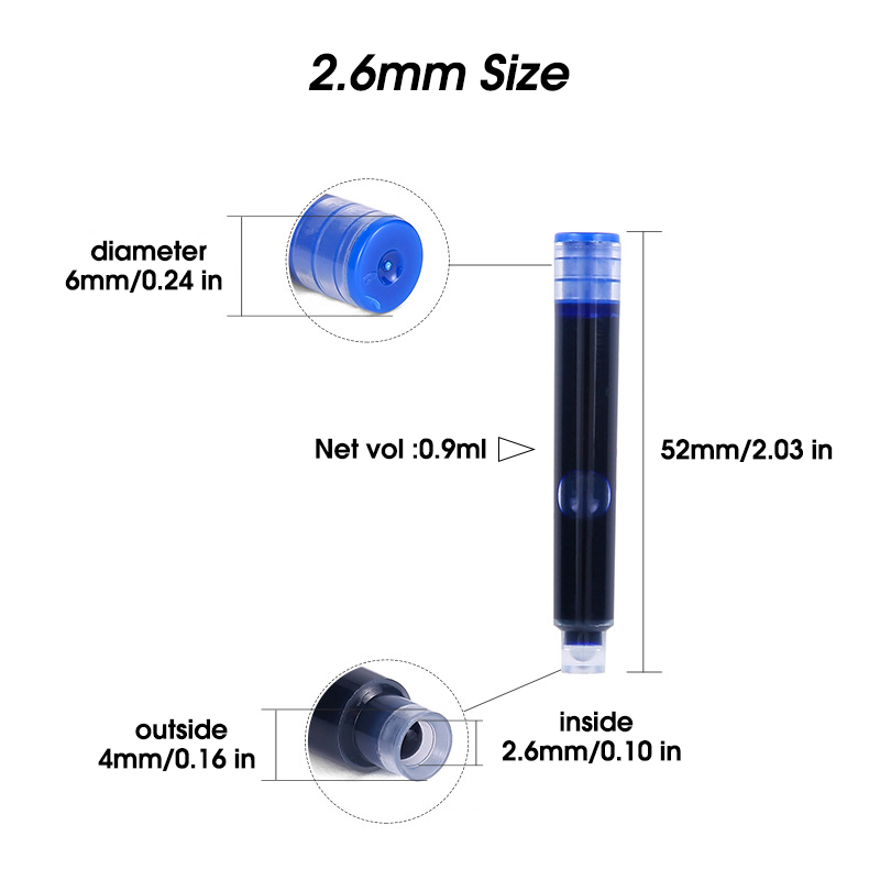 50pcs Fountain Pen Ink Cartrid - đánh giá và giá Fountain Pen Bottled Ink