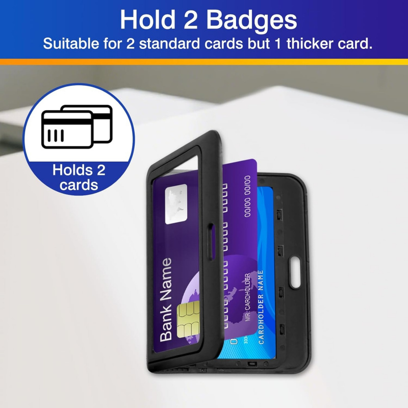 3-Pack Horizontal Hard Plastic - đánh giá và giá Index Card Holder
