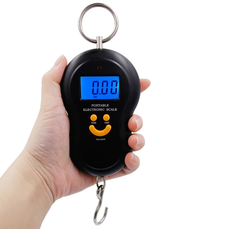 50kg 10g Digital Fishing Scale - đánh giá và giá Tape Dispenser Weighted